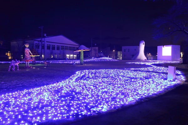 【盛岡発】十和田市現代美術館とアーツ・トワダ ウィンターイルミネーション2